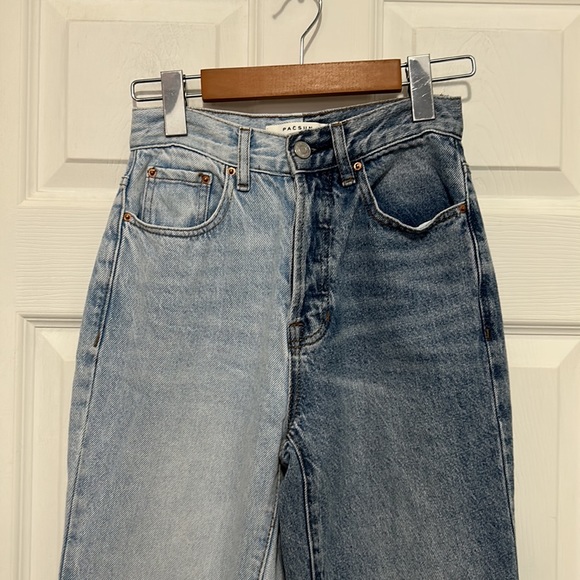 PACSUN two-tone dad jeans. Size 22 - Picture 4 of 9